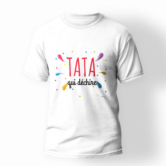 T-shirt Tata qui déchire