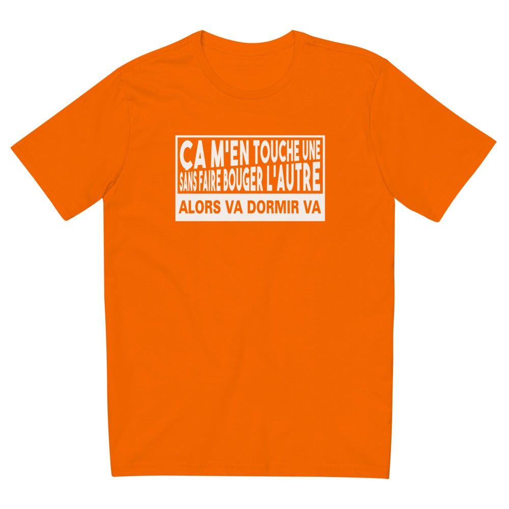 T-shirt unisexe chirac "ça m'en touche une sans faire bouger l'autre"