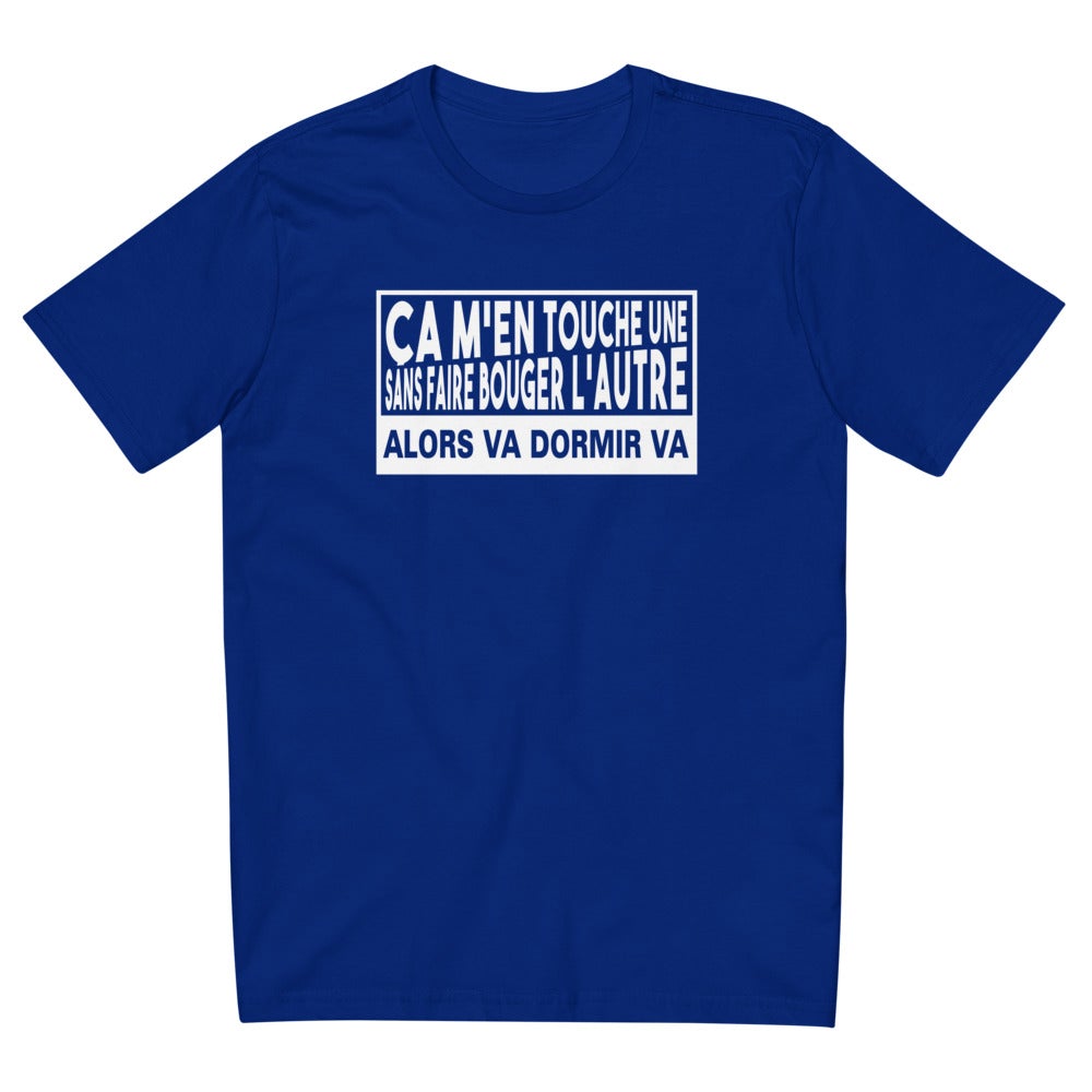 T-shirt unisexe chirac "ça m'en touche une sans faire bouger l'autre"