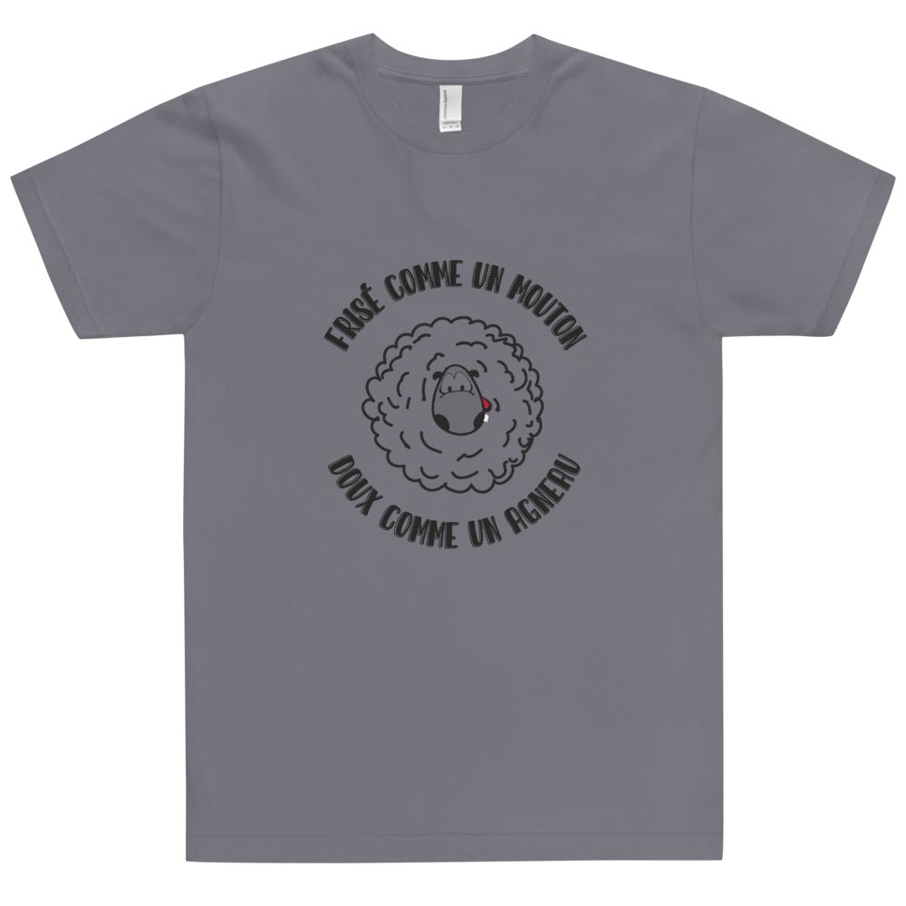 T-shirt unisexe "FRISÉ COMME UN MOUTON DOUX COMME UN AGNEAU"
