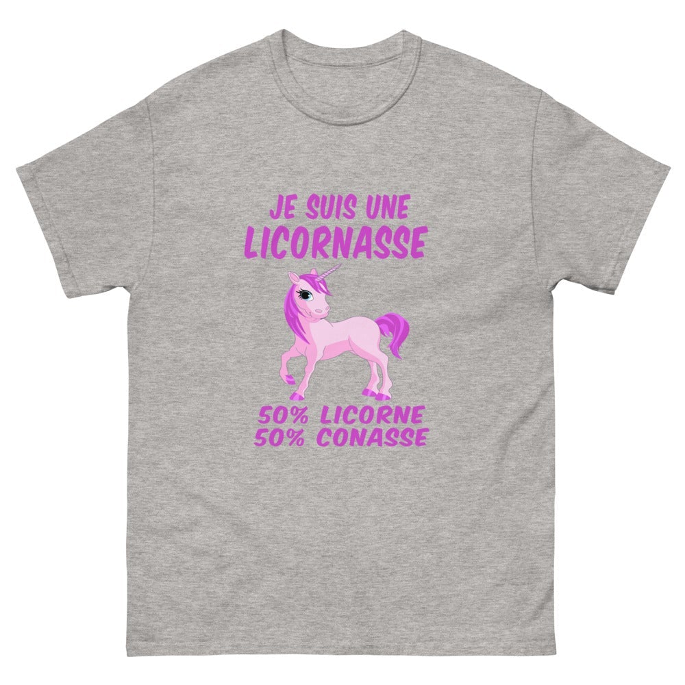 T-shirt unisexe "Je suis une Licornasse.."