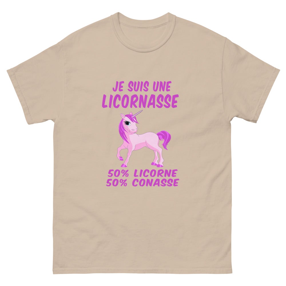 T-shirt unisexe "Je suis une Licornasse..