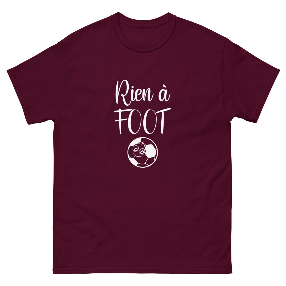 T shirt unisexe "Rien à foot"