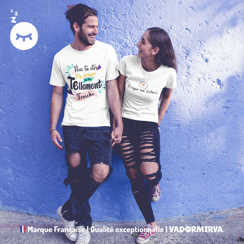 Tee shirt drague "Drague-moi d'abord"