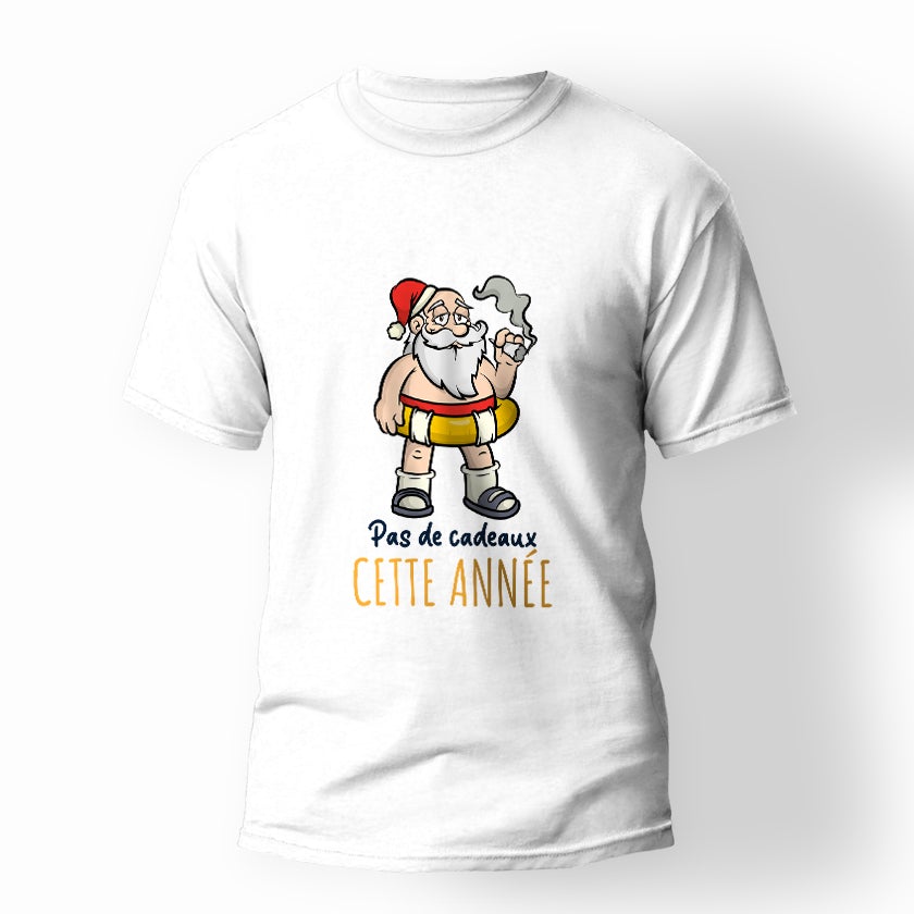 T-shirts humour Homme Étiqueté tee shirt pere noel 