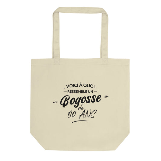 Tote Bag Bio anniversaire 80 ans bogosse 80 ans cadeau 