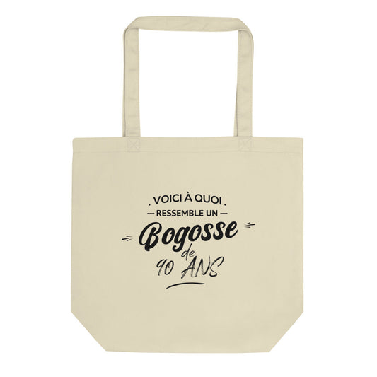 Tote Bag Bio anniversaire 90 ans bogosse 90 ans cadeau 