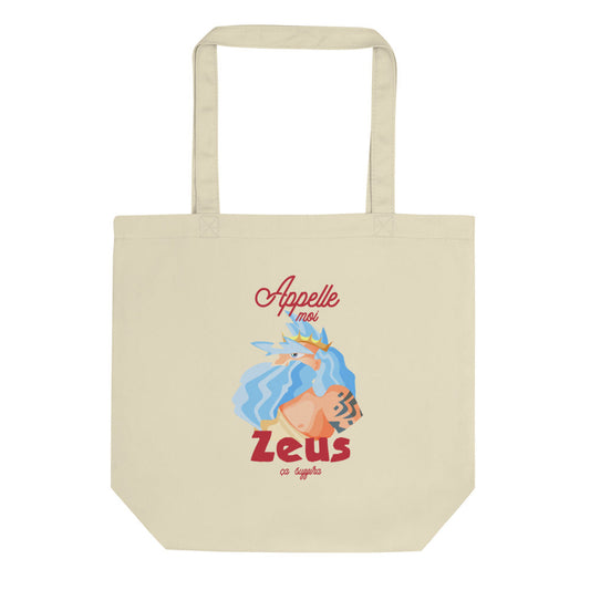 Tote Bag Bio appelle moi Zeus ça suffira | vadormirva.com