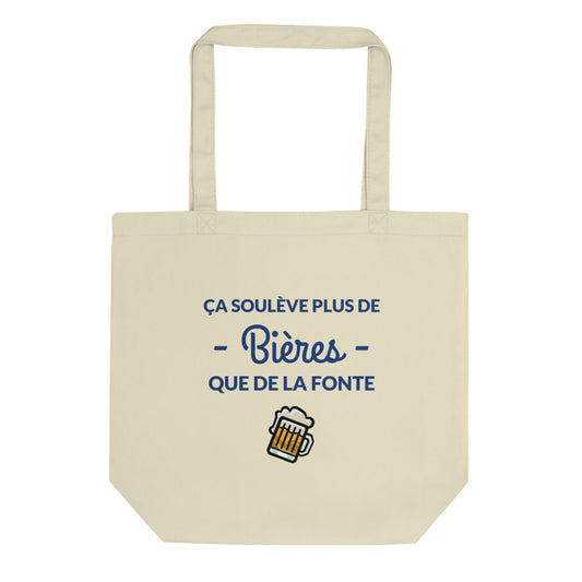 Tote Bag Bio ça soulève plus de bière que de la fonte | 