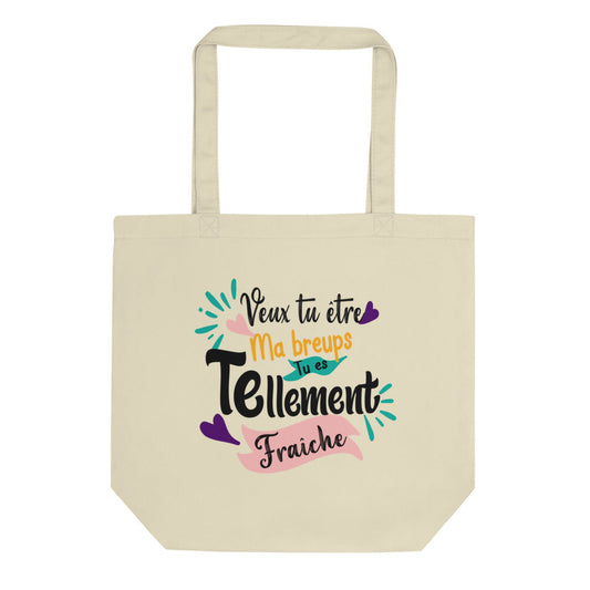 Tote Bag Bio couple humour ma breups | vadormirva.com