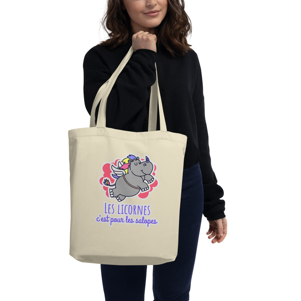 Tote Bag Bio licorne adulte | vadormirva.com