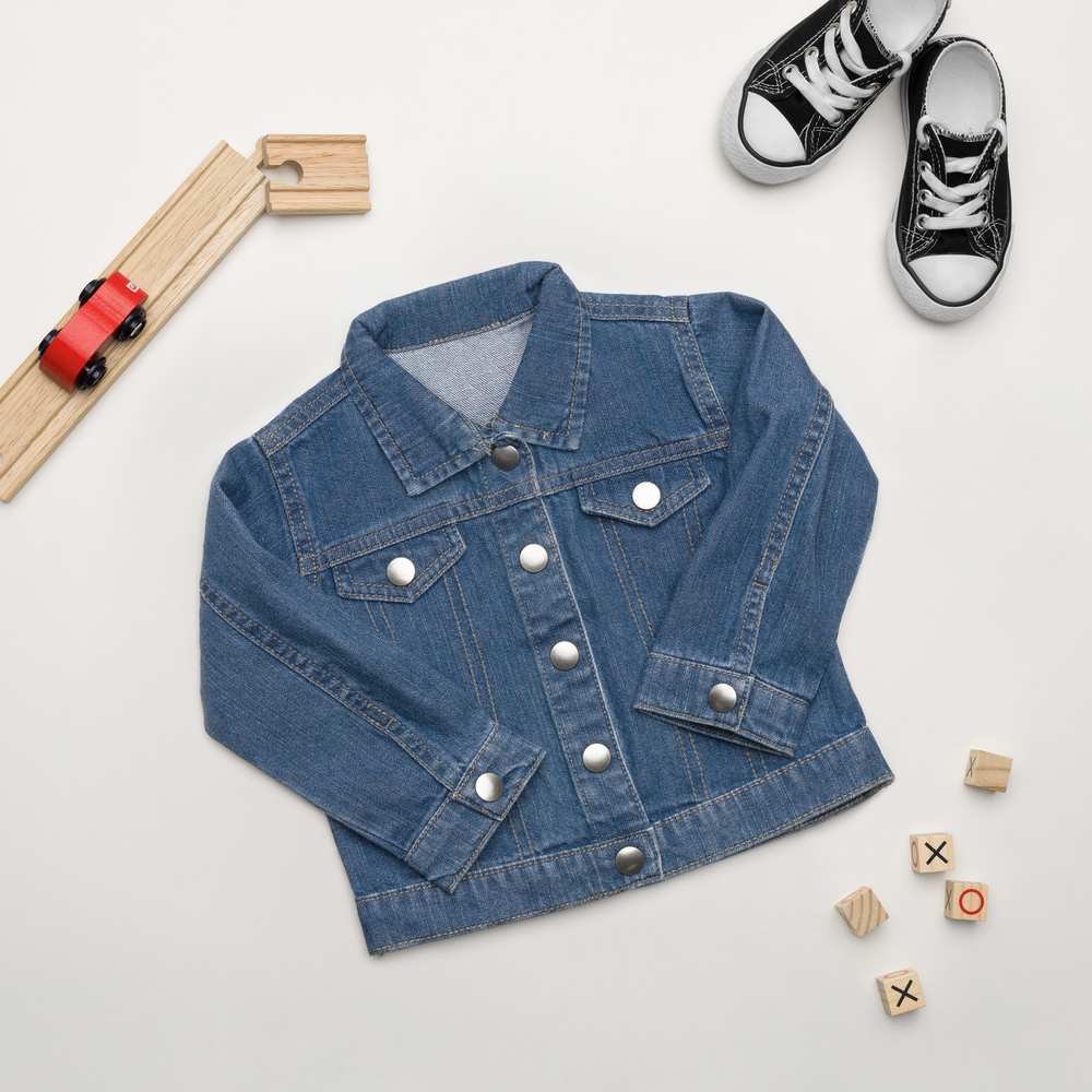 Veste en jean bébé vadormirva